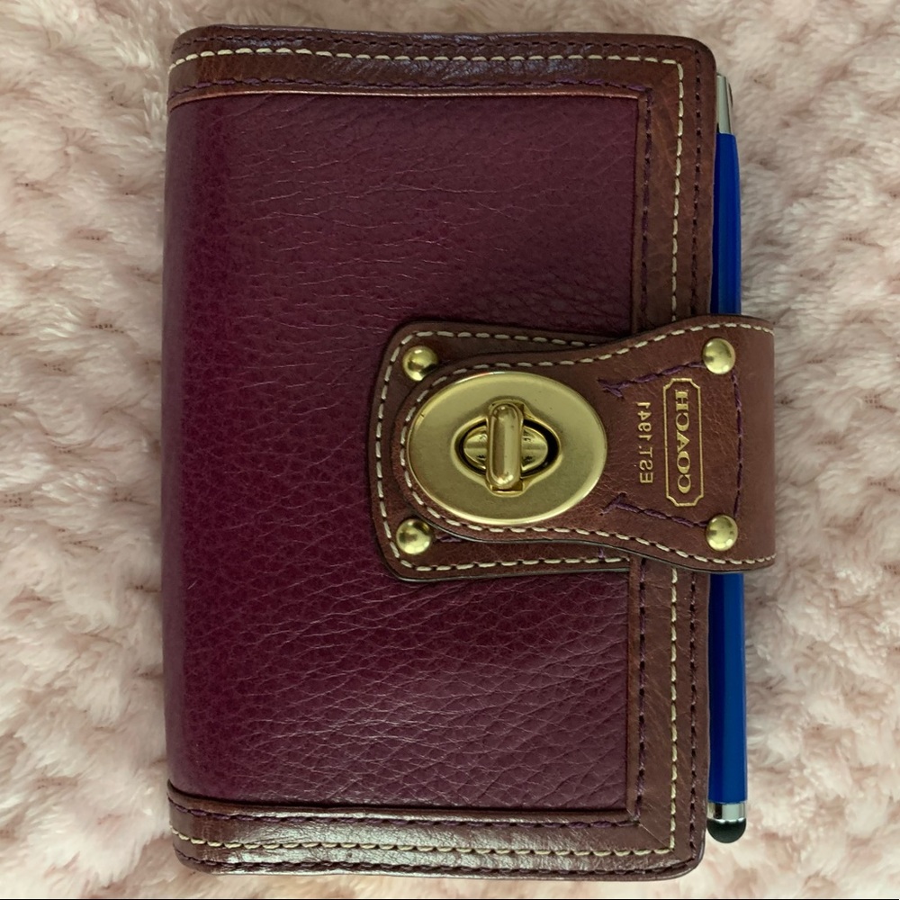 Rare Coach Legacy day Planner Agenda